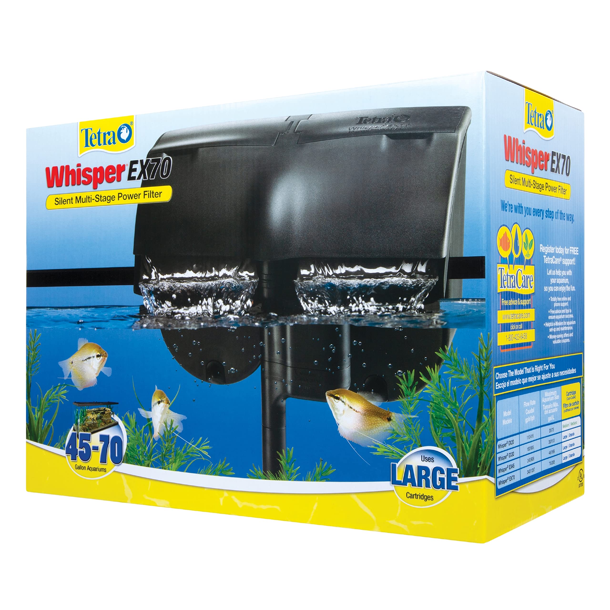 Foto 4 | Filtro Tetra Whisper Ex 70 Para 170 A 265 Litros Blanco - Venta Internacional.
