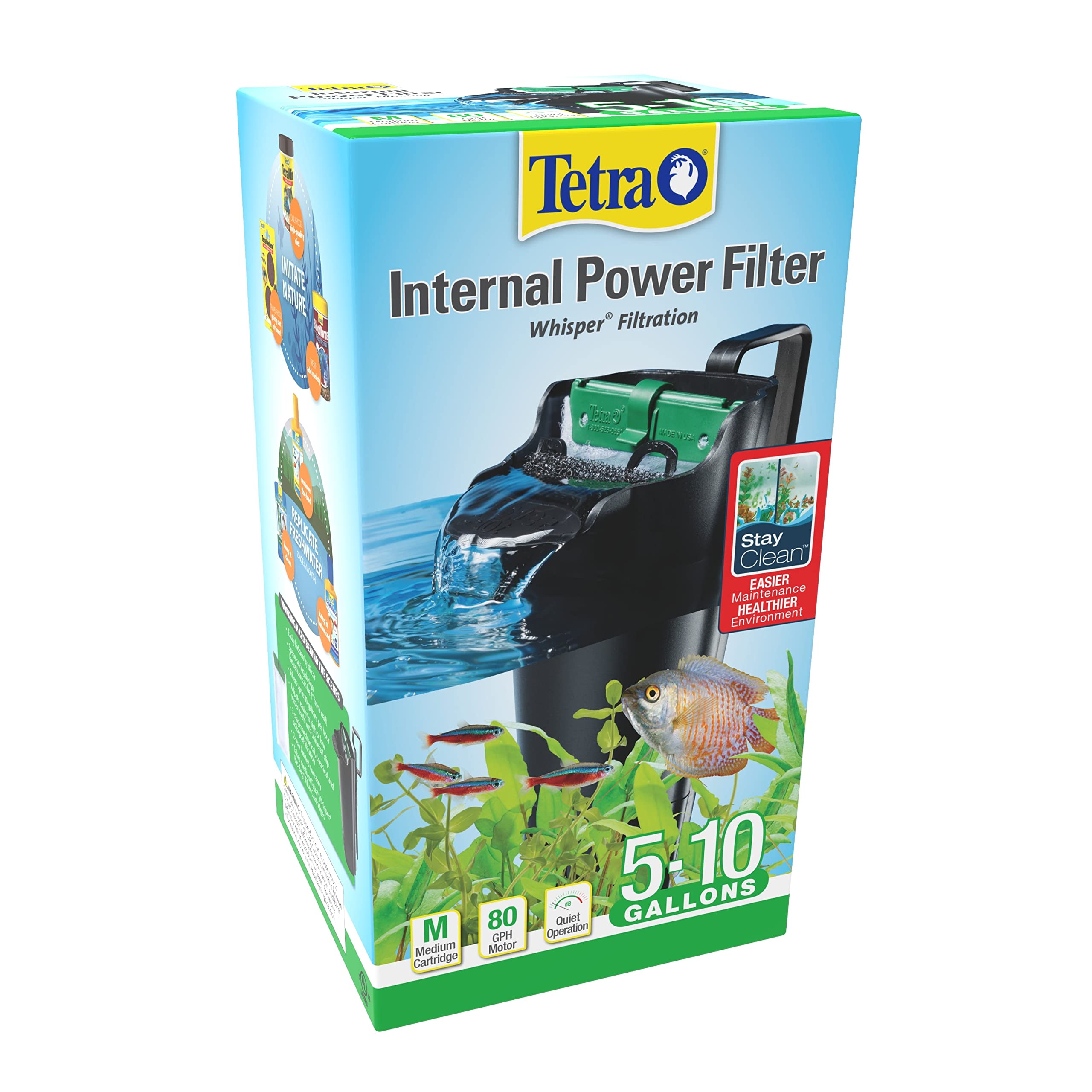 Foto 3 pulgar | Filtro De Alimentación Interno Tetra Whisper 10i Para Acuarios De 20 A 40 Litros - Venta Internacional.