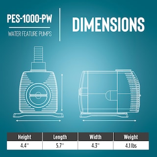 Foto 3 | Bomba Para Fuente O Estanque Little Giant Pes-1000-pw 115v 1150gph - Venta Internacional.