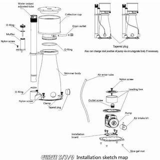 Foto 3 | Skimmer Interno Acuario 300 A 500 L Curve A5 Bubble Magus