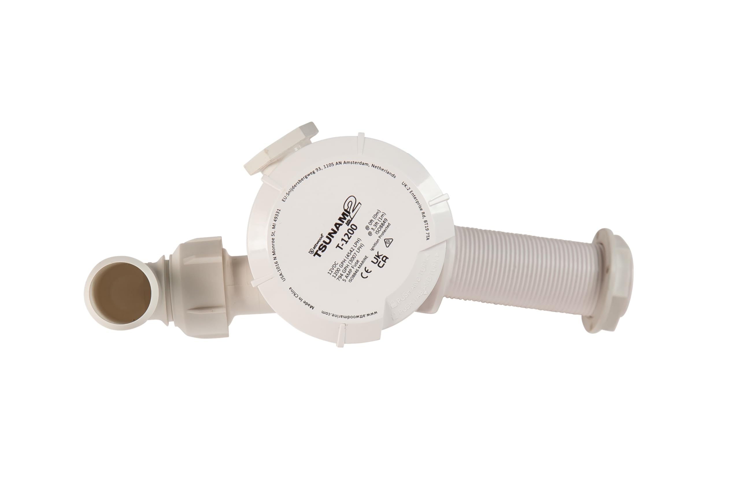 Foto 5 pulgar | Aireador Attwood Tsunami Mk2 T1200 1200 Gph Codo 90 Grados - Venta Internacional.