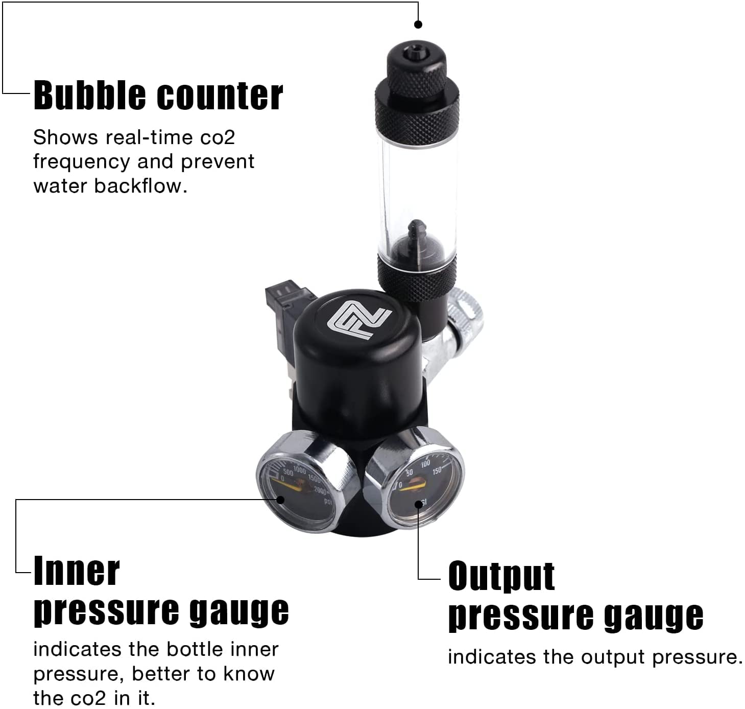 Foto 3 pulgar | Regulador De Co2 Fzone Aquarium Para Tanque De Paintball 12v Dc - Venta Internacional.