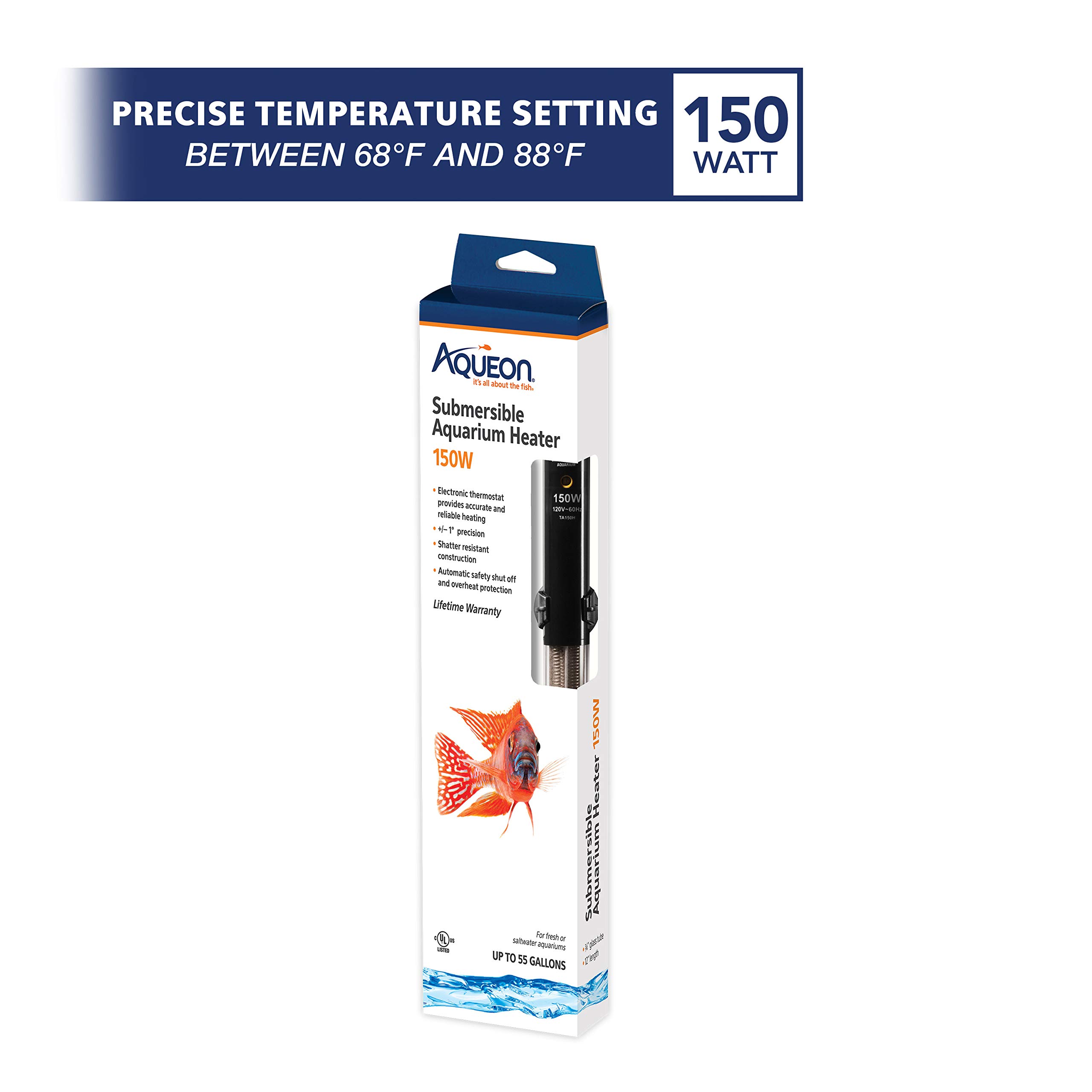 Foto 3 pulgar | Calentador De Acuario Aqueon Sumergible 150w Para Tanque De 208l - Venta Internacional.