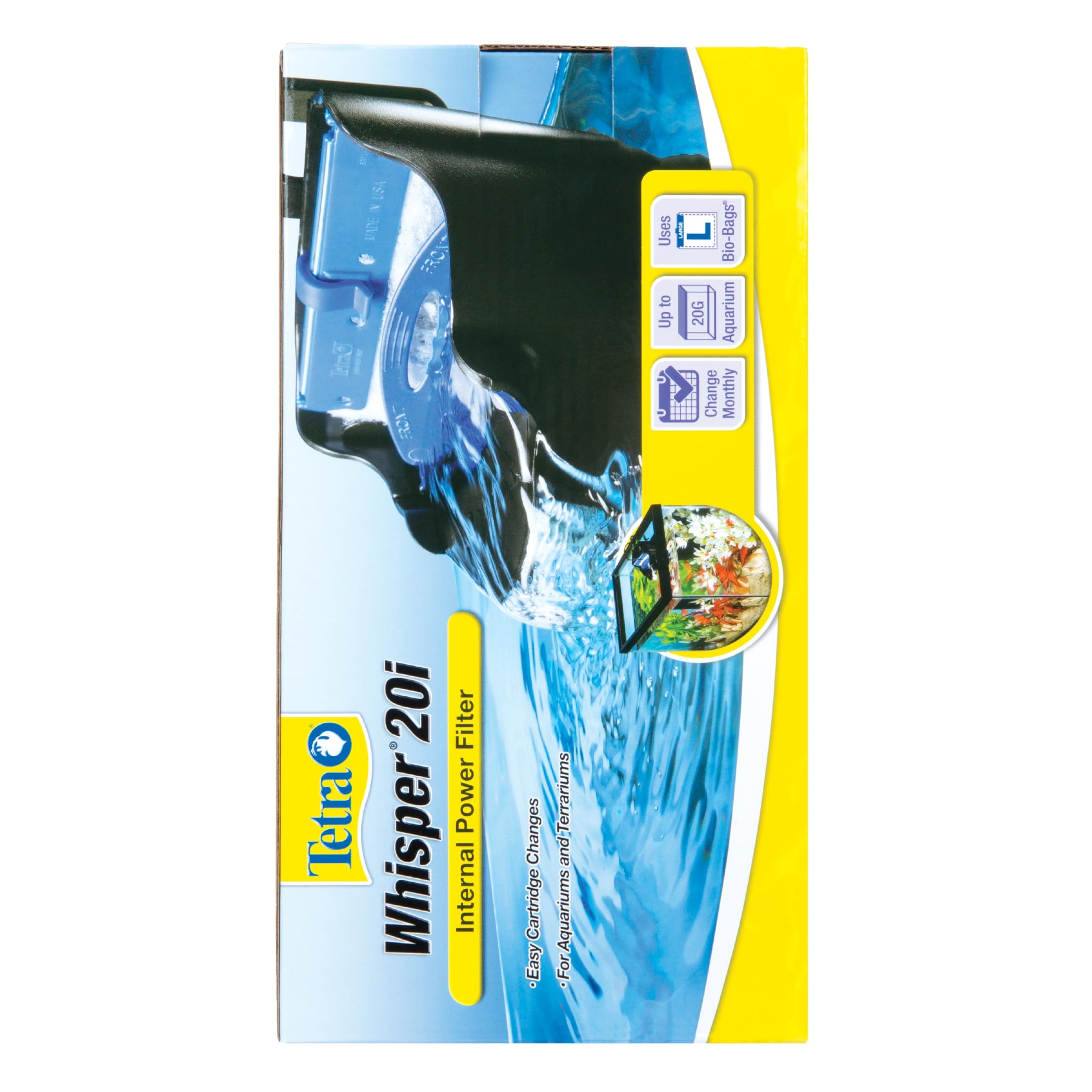 Foto 7 pulgar | Filtro Interno Tetra Whisper 20i Para 40 A 110 Litros - Venta Internacional.
