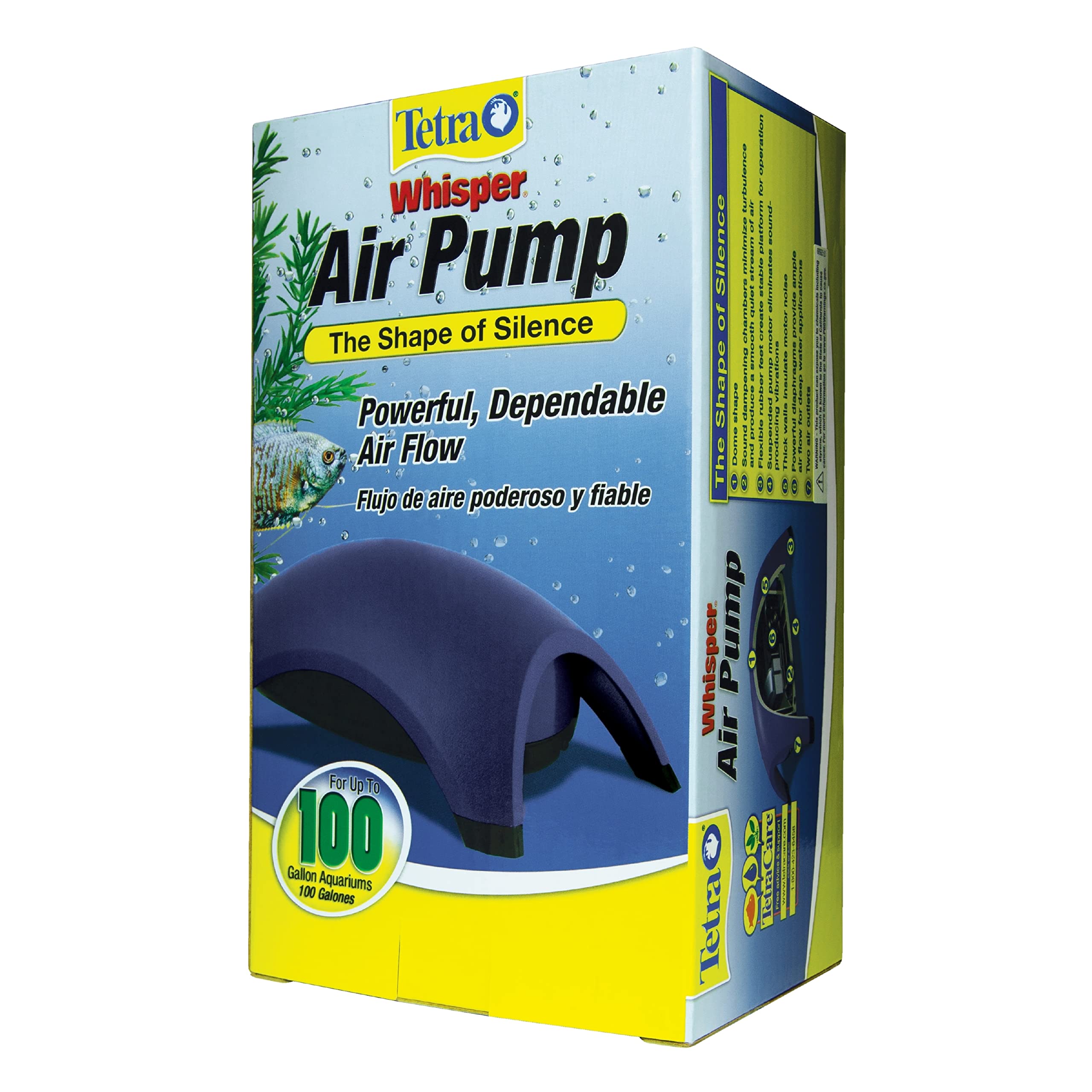Foto 3 | Bomba De Aire Tetra Whisper Para Acuarios 227-378l Azul - Venta Internacional.