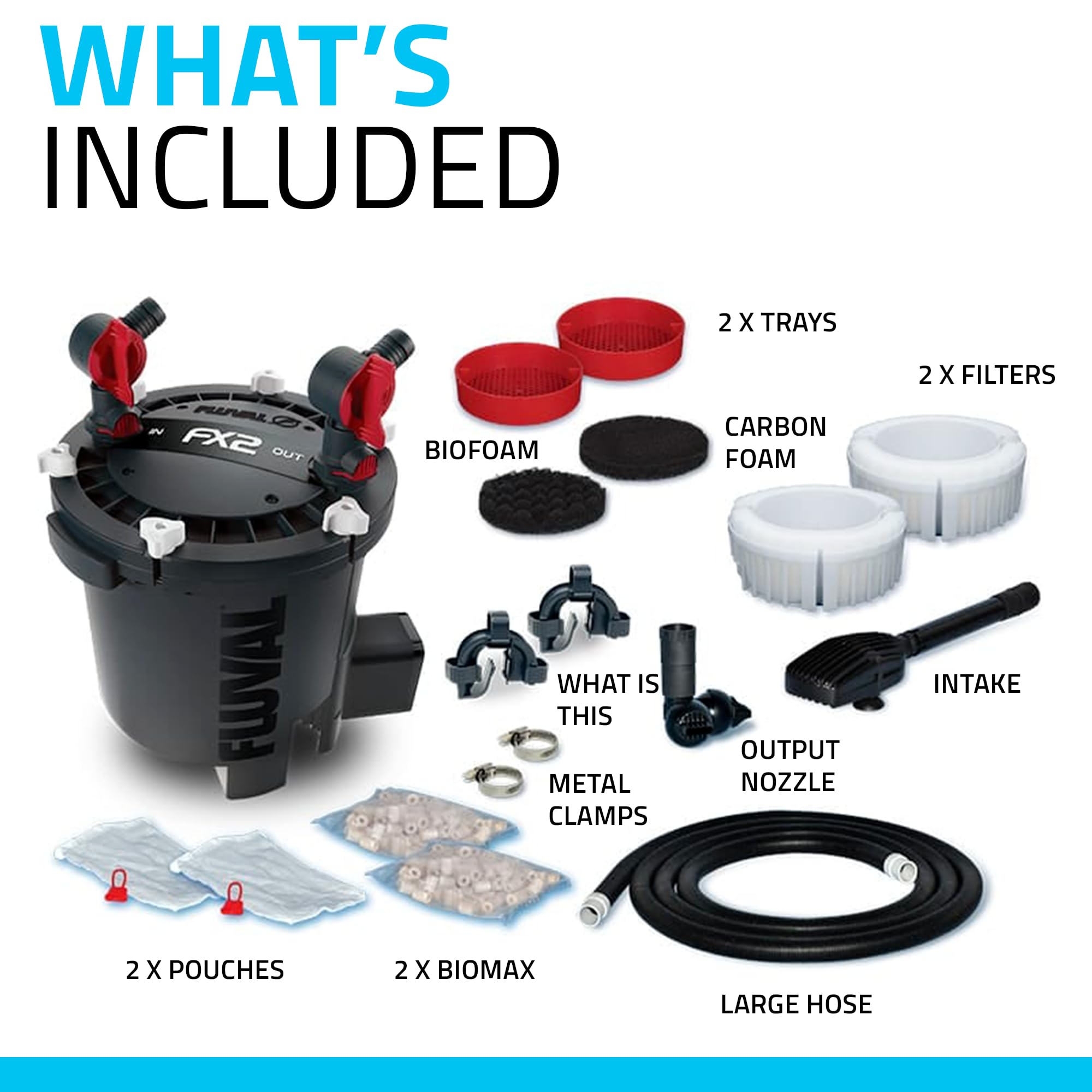 Foto 7 | Filtro Canister Aquarium Fluval Fx2 De Alto Rendimiento - Venta Internacional.