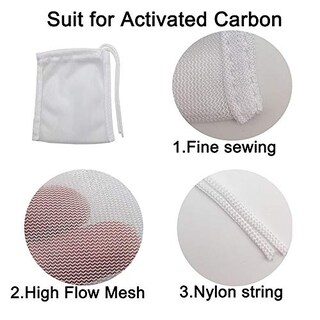 Foto 2 | Bolsas De Filtro Deecooya Para Acuario De Carbón Activado De 7,6 X 10 Cm - Venta Internacional.