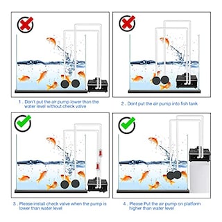Foto 4 | Bomba De Aire Para Acuario Lychee 254gph, 8 W, 4 Salidas, Para Peces T De 1135 Litros - Venta Internacional.
