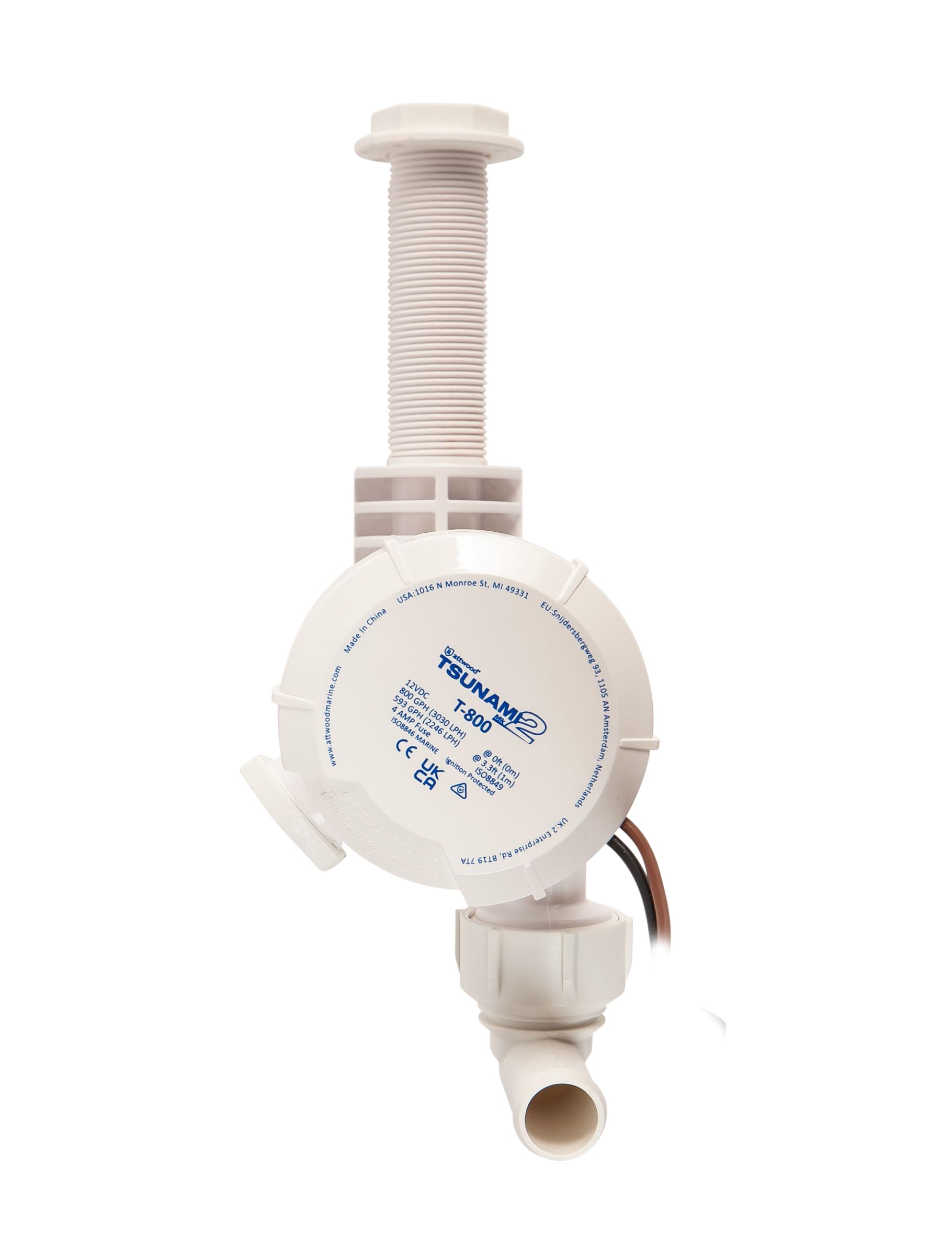 Foto 5 pulgar | Aireador Attwood Tsunami Mk2 800 Gph T800 Codo 90 Grados - Venta Internacional.