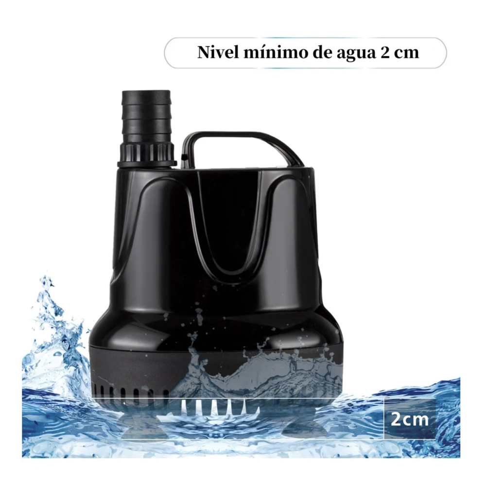 Foto 6 pulgar | Bomba De Agua Pecera Lab.g, Negro 3pz