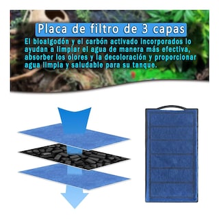Foto 3 | Filtros Para Peceras Lab.gacuario Blanco 3pz