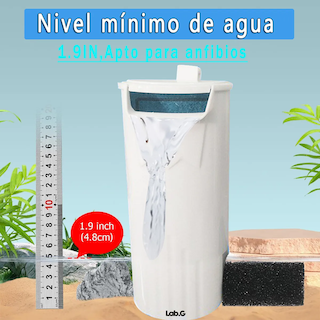 Foto 5 | Filtros Para Peceras Lab.gacuario Blanco 3pz