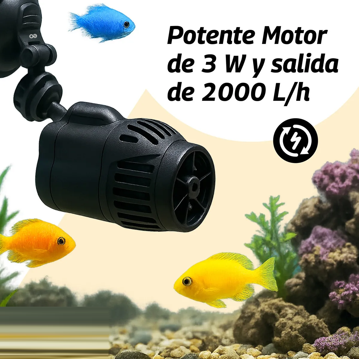 Foto 4 pulgar | Generador De Olas Para Peceras Bomba Circula  Eo Safe Imports Esi-20236 Negro