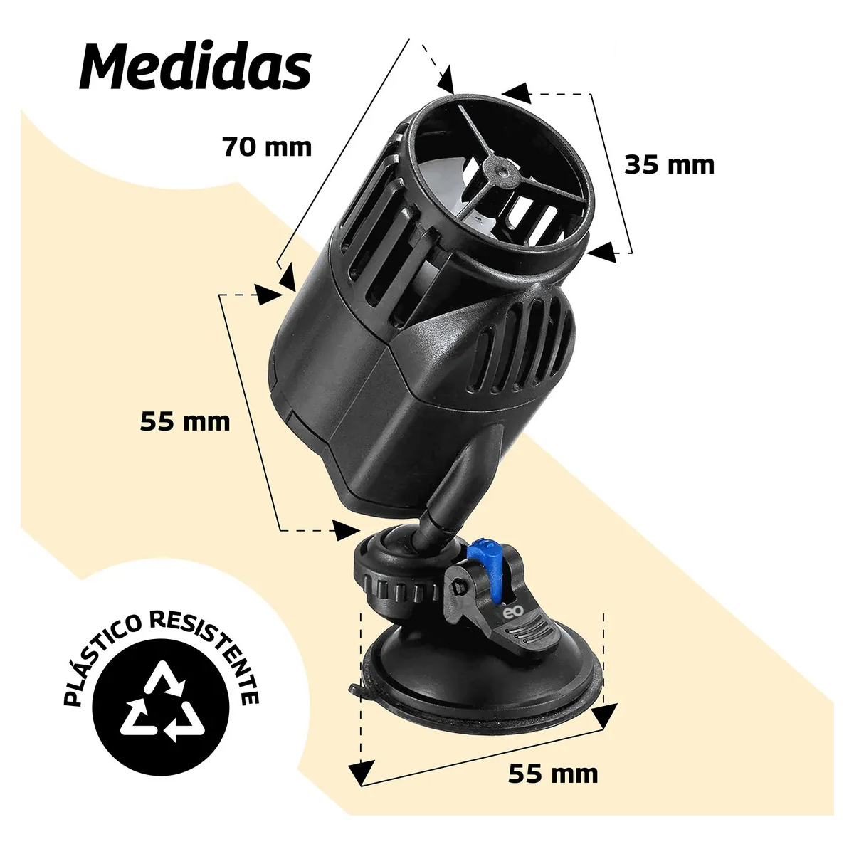 Foto 5 pulgar | Generador De Olas Para Peceras Bomba Circula  Eo Safe Imports Esi-20236 Negro