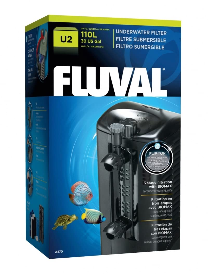 Foto 2 pulgar | Filtro Subacuático Fluval Hagen Fluval U2 Para 30 Galones - Venta Internacional.