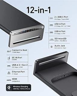 Foto 4 | Venta Internacional - Estación de Acoplamiento Usb-c Anker 675