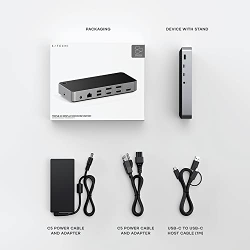 Foto 7 pulgar | Venta Internacional - Estación De Acoplamiento Satechi Triple 4k Usb C 13 En 1 Con Pd De 100 W