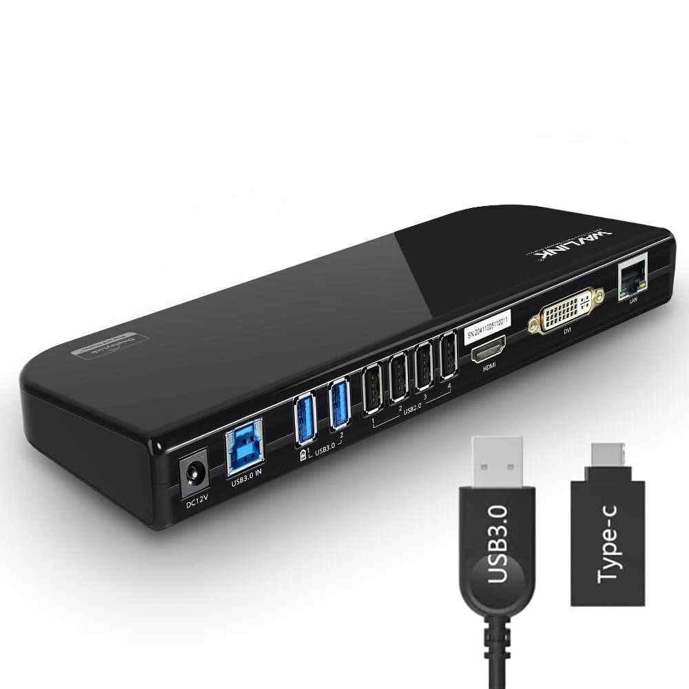 Venta Internacional - Estación De Acoplamiento Wavlink Usb Para Portátil Con Dos Monitores Hdmi Mac/wi