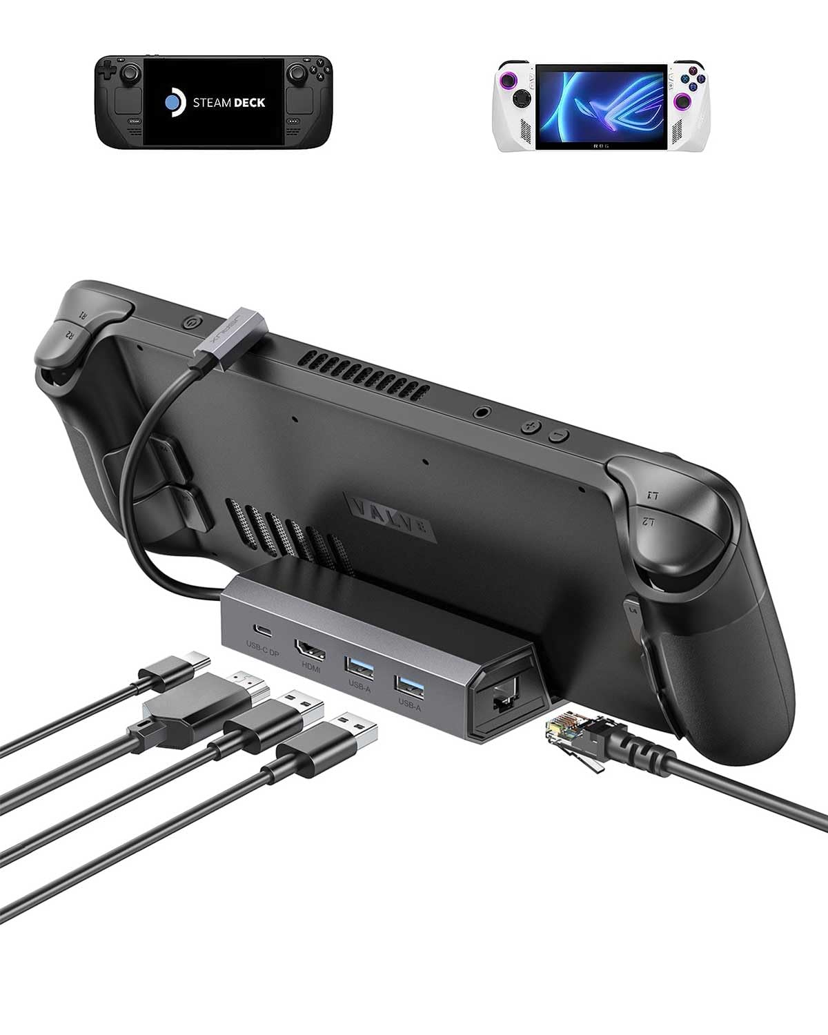 Foto 1 | Estación de Acoplamiento Jsaux para Steam Deck/rog Ally 5 en 1 - Venta Internacional