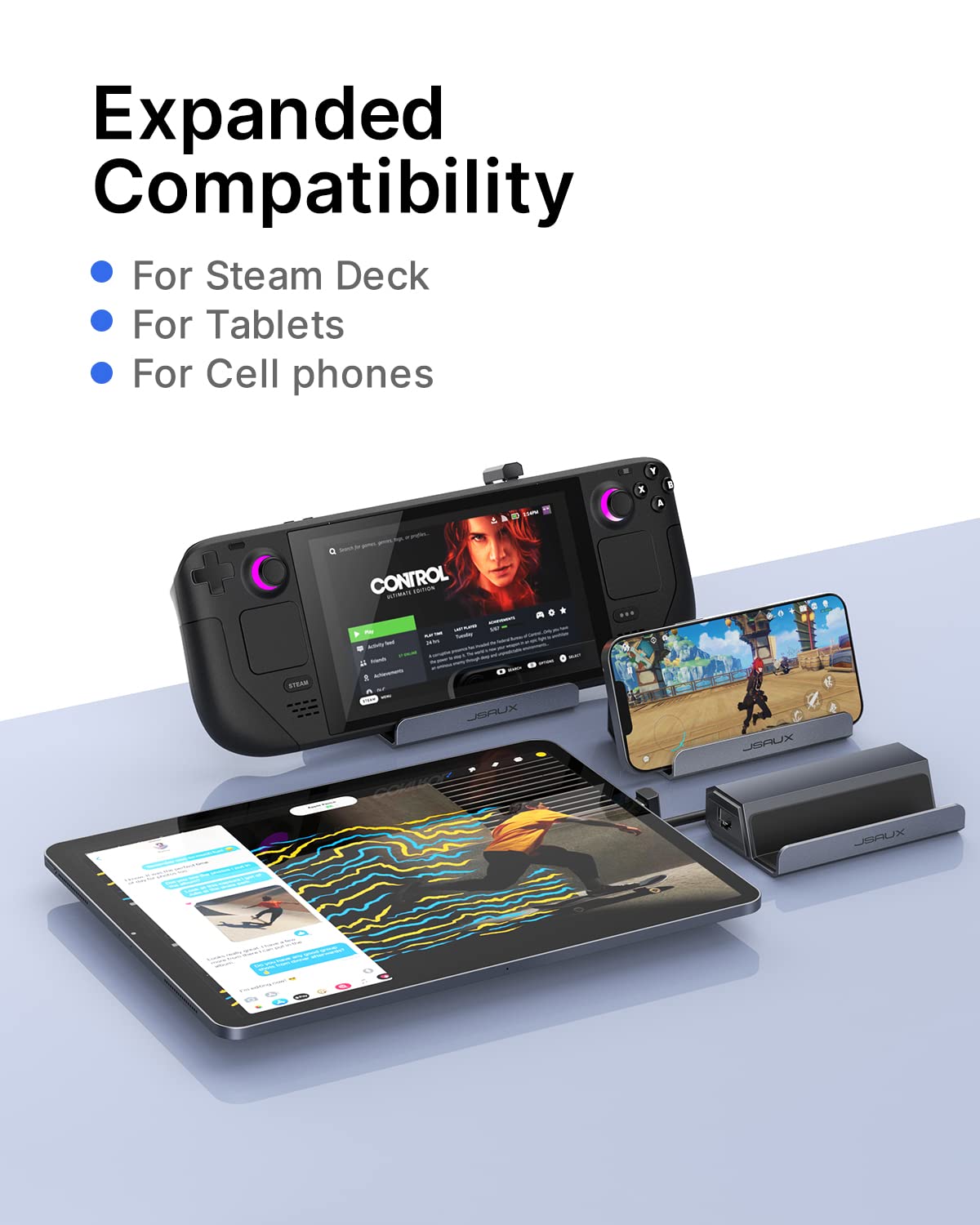 Foto 7 pulgar | Estación de Acoplamiento Jsaux para Steam Deck/rog Ally 5 en 1 - Venta Internacional
