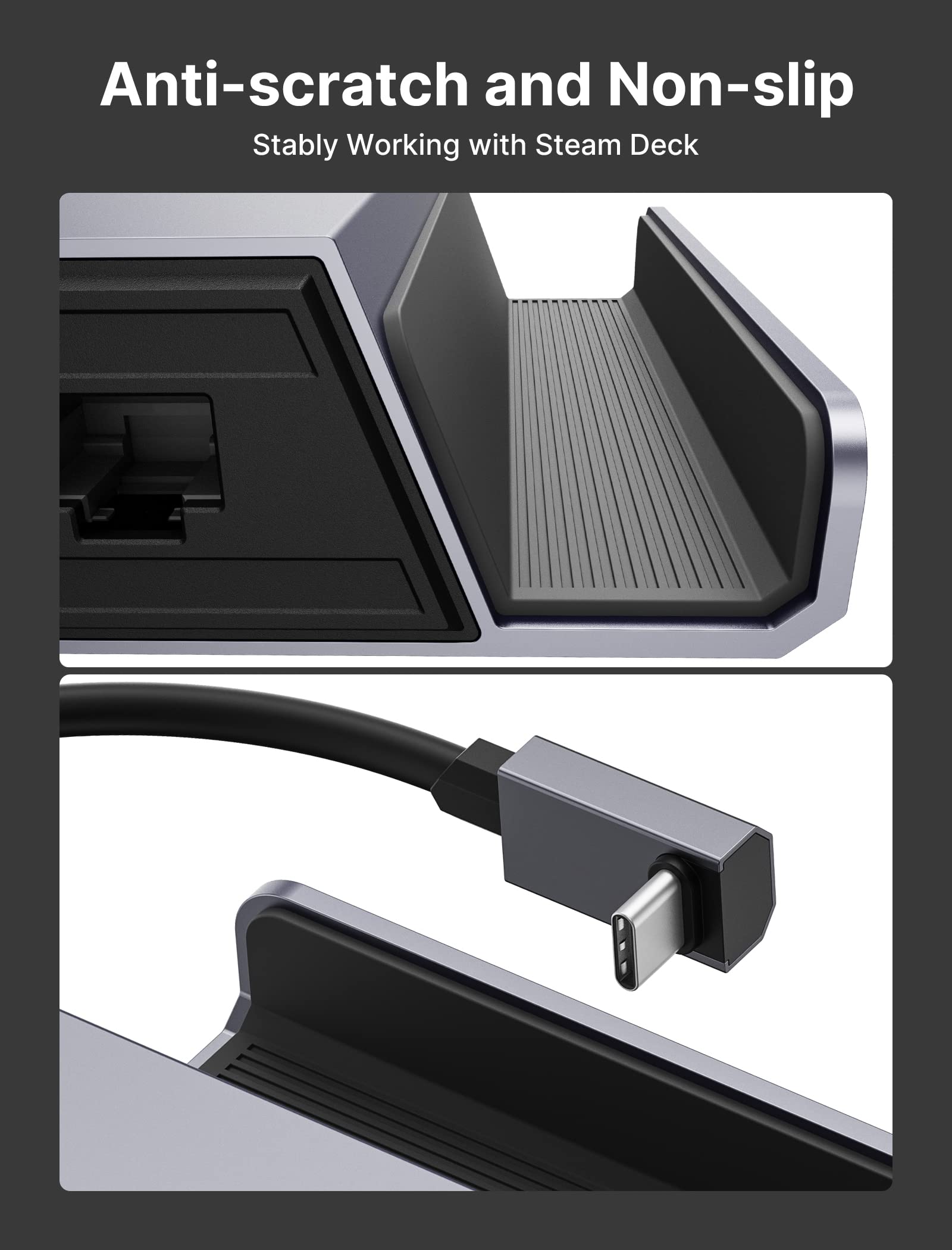 Foto 7 | Estación de Acoplamiento Jsaux para Steam Deck/rog Ally 5 en 1 - Venta Internacional
