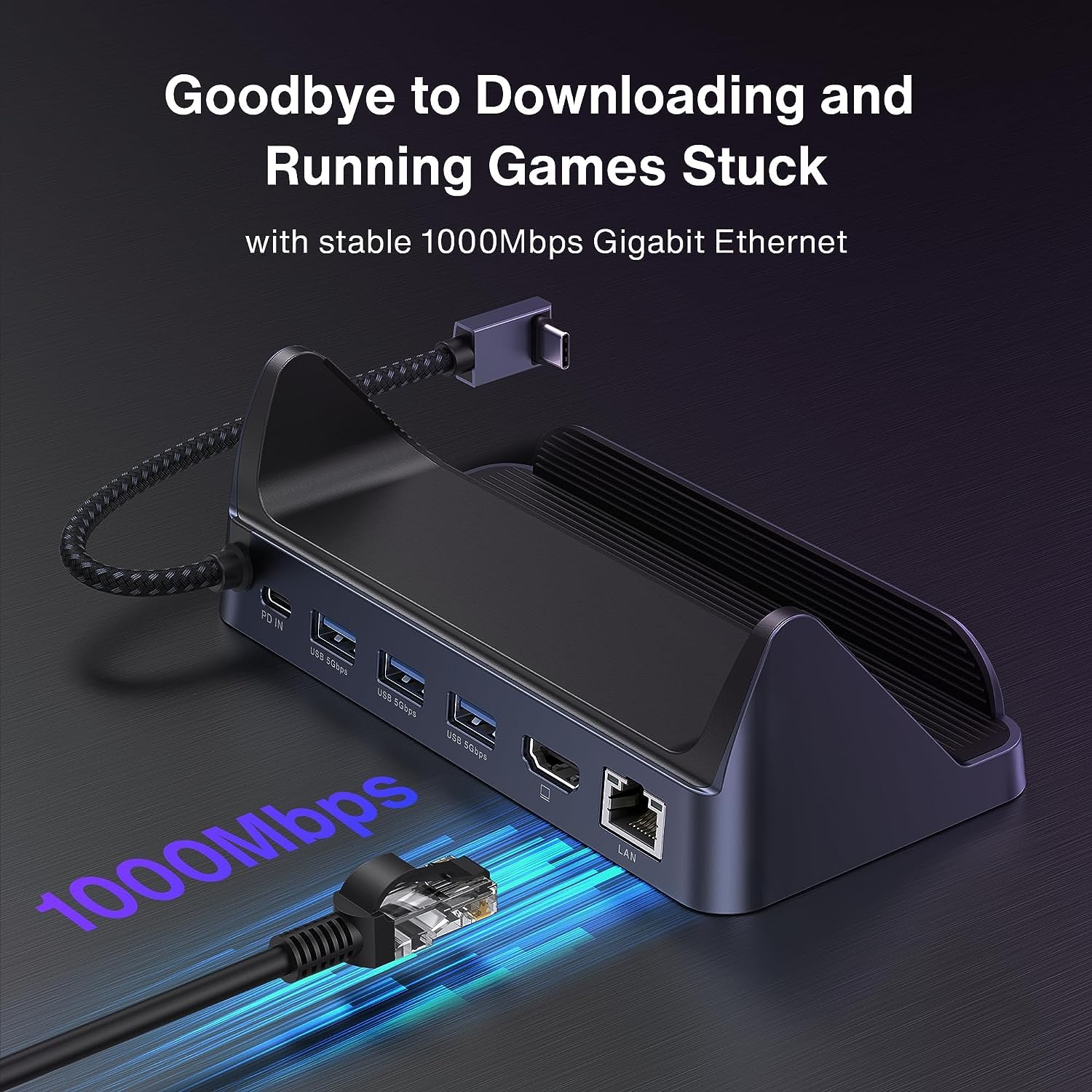 Foto 4 pulgar | Estación De Acoplamiento Ivanky Steam Deck Dock 6 En 1 Hdmi 4k @60hz - Venta Internacional.