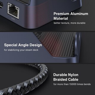 Foto 6 | Estación De Acoplamiento Ivanky Steam Deck Dock 6 En 1 Hdmi 4k @60hz - Venta Internacional.