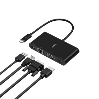 Foto 1 | Hub Usb-c Estación De Acoplamiento Multipuerto 4 En 1 De Belkin Con Ethernet - Venta Internacional.