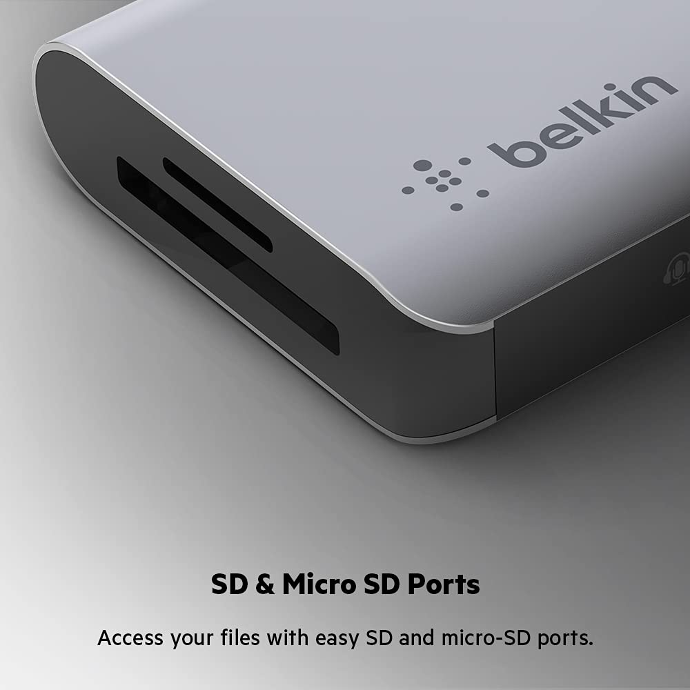 Foto 8 pulgar | Hub Usb-c Estación De Acoplamiento Multipuerto 7 En 1 Belkin De 85 W Pd - Venta Internacional.