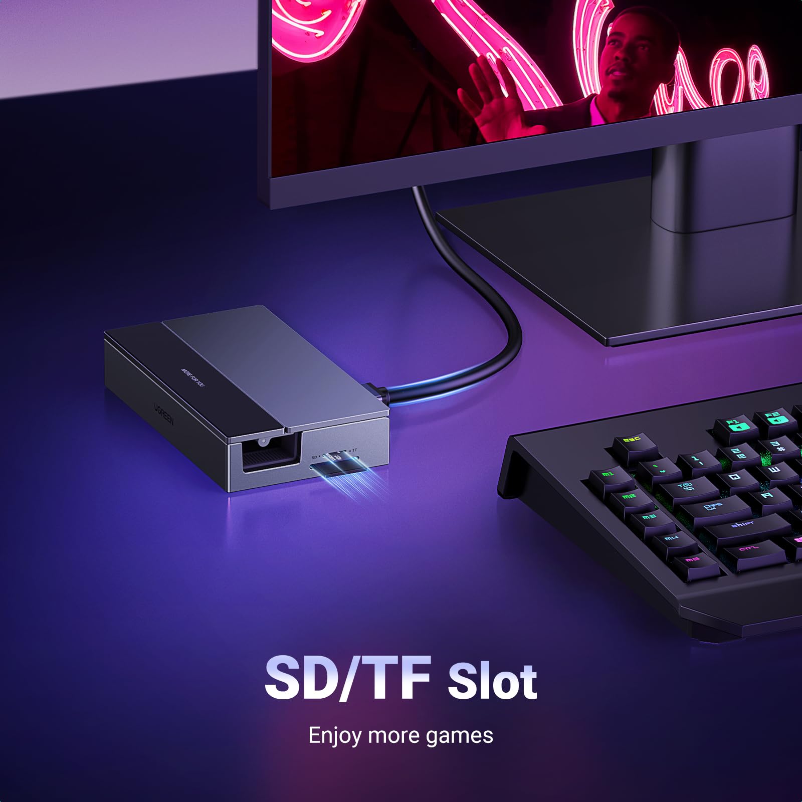 Foto 7 | Estación De Acoplamiento Ugreen Steam Deck Dock 9 En 1 Usb-c 100w Pd - Venta Internacional.