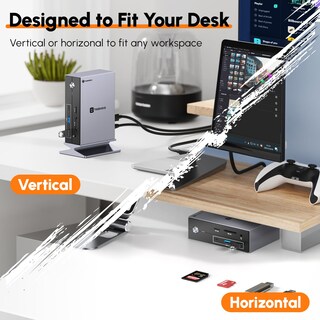 Foto 7 | Thunderbolt 4 Dock Tobenone Con Adaptador De Corriente Para Windows/mac - Venta Internacional.