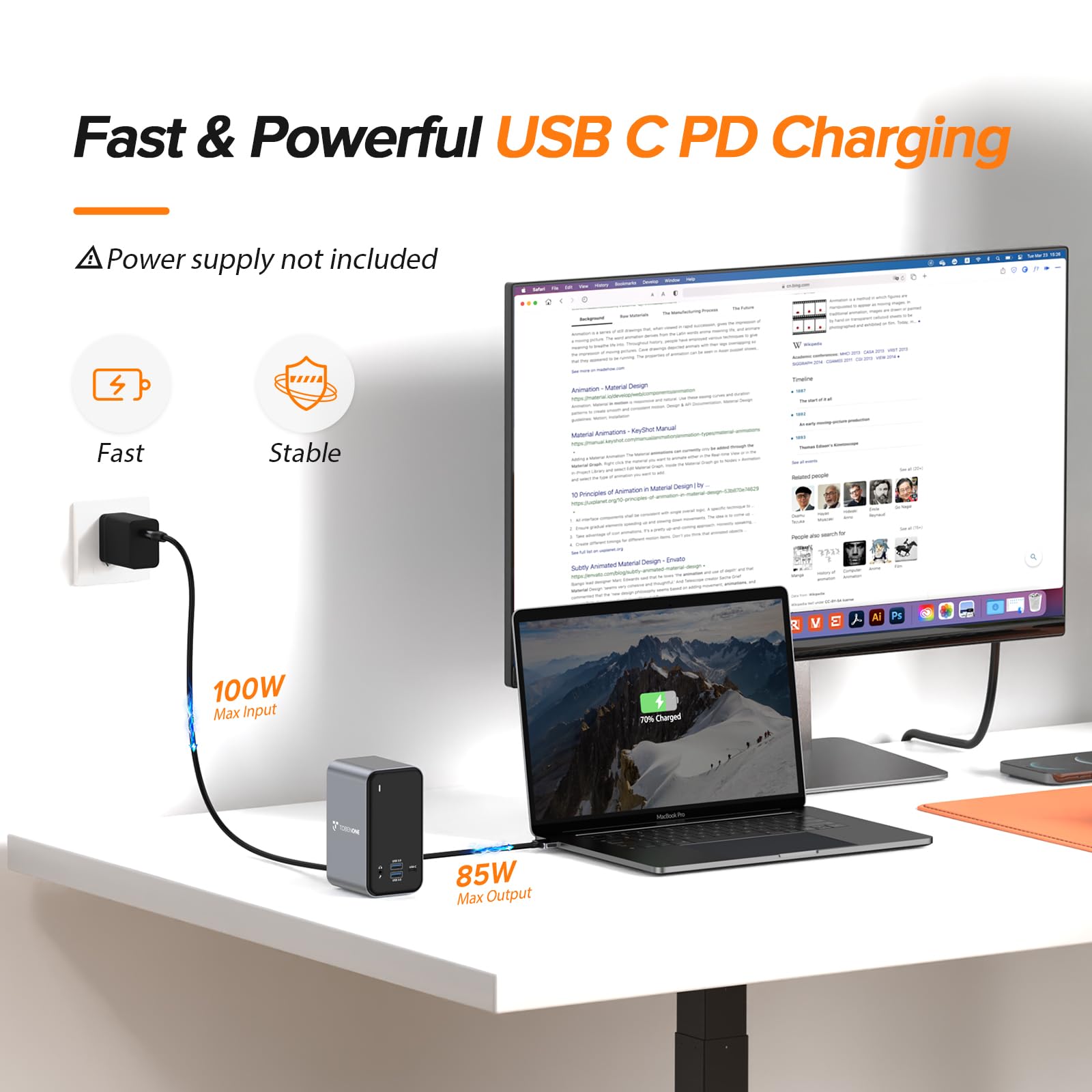 Foto 5 pulgar | Estación De Acoplamiento Usb C Con Doble Monitor Para Macbook Pro/air - Venta Internacional.