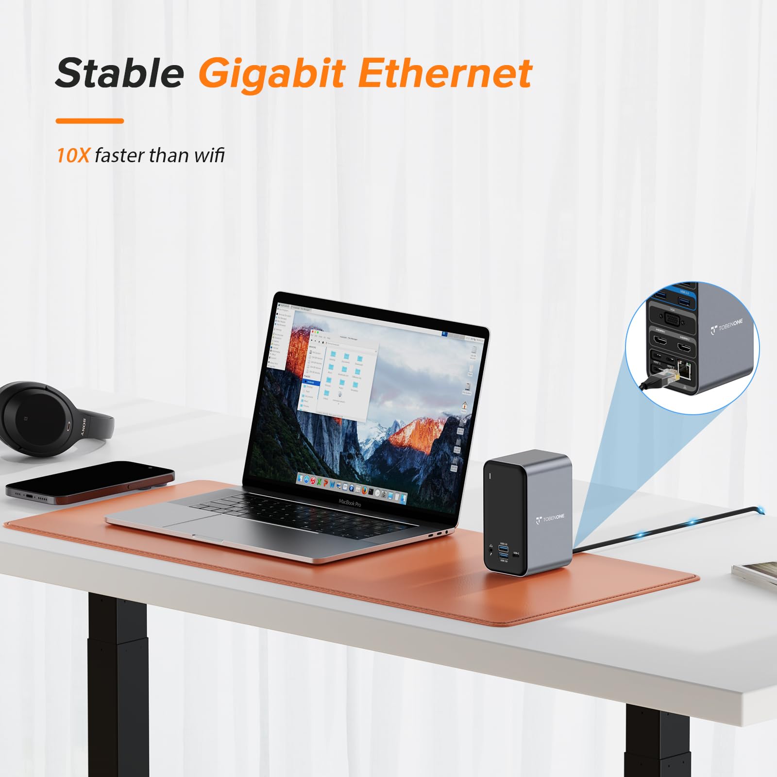 Foto 6 pulgar | Estación De Acoplamiento Usb C Con Doble Monitor Para Macbook Pro/air - Venta Internacional.