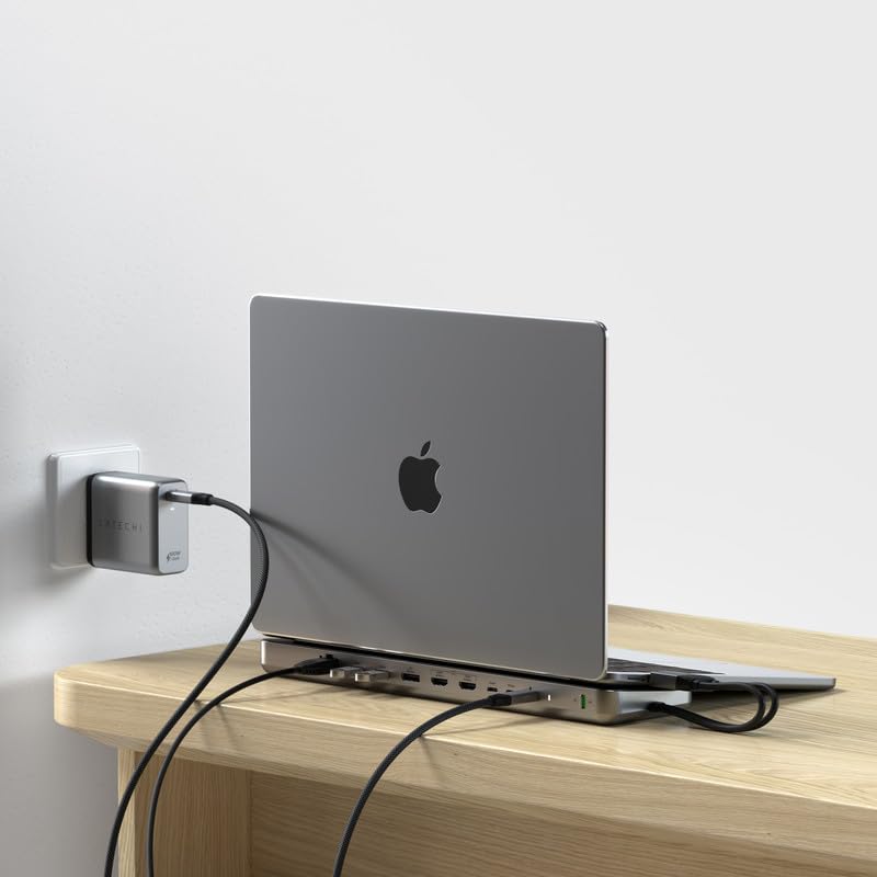 Foto 8 pulgar | Estación de Acoplamiento Satechi Dual USB-C con Dual 4K HDMI 75w PD - Venta Internacional
