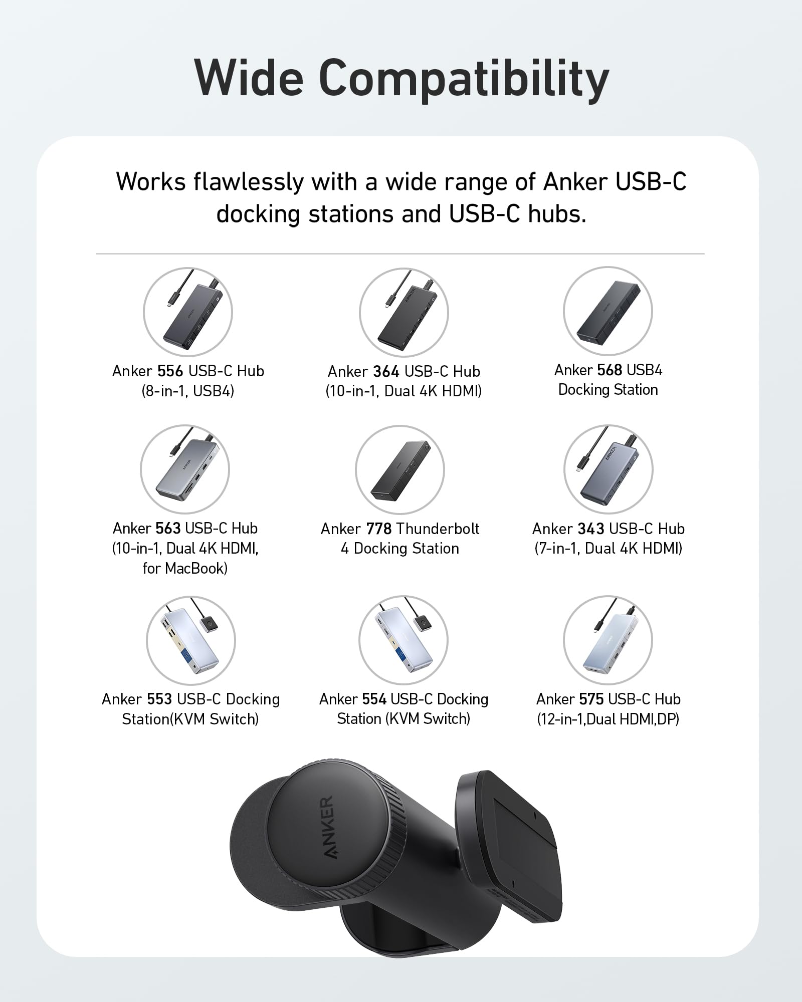 Foto 5 | Kit De Montaje Compatible Con Anker Hub Con Conectores Usb-c Y Set De Acoplamiento - Venta Internacional.