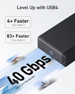 Foto 3 | Estación De Acoplamiento Anker 568 Usb-c (11 En 1, Usb4) 100 W Gris - Venta Internacional.