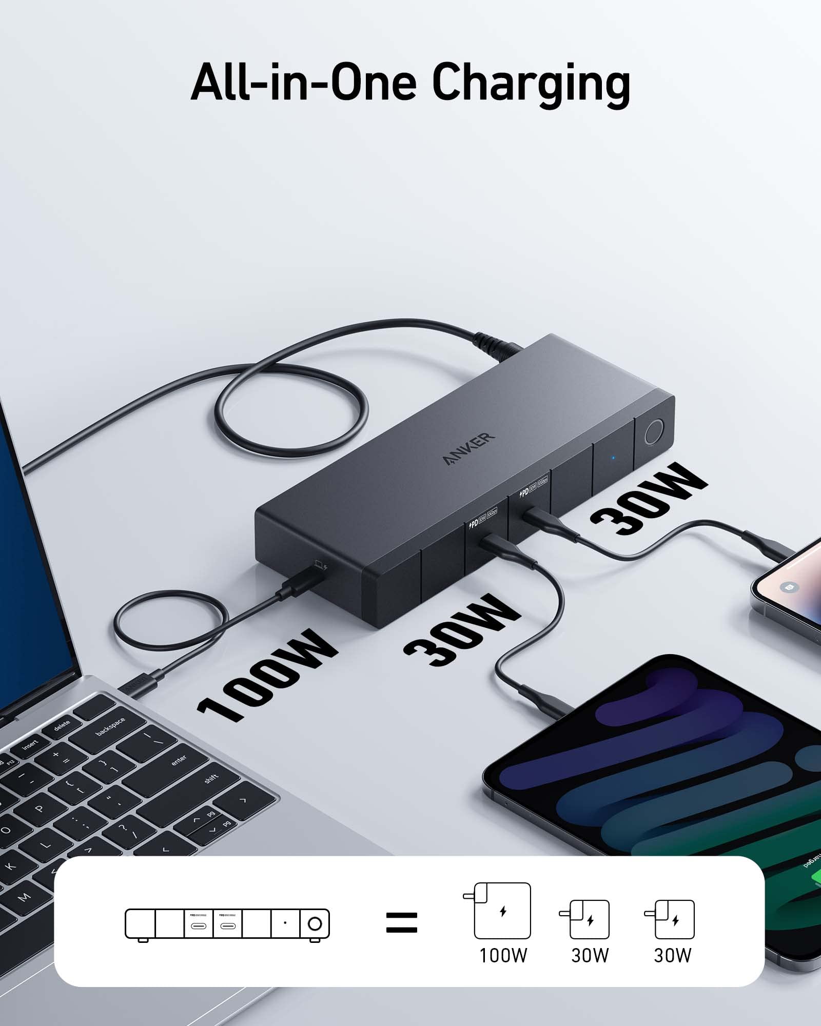 Foto 5 pulgar | Estación De Acoplamiento Anker 568 Usb-c (11 En 1, Usb4) 100 W Gris - Venta Internacional.