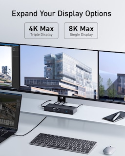 Foto 5 | Estación De Acoplamiento Anker 568 Usb-c (11 En 1, Usb4) 100 W Gris - Venta Internacional.