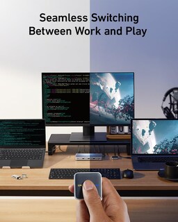 Foto 2 | Estación De Acoplamiento Anker Kvm Switch Para 2 Ordenadores Portátiles Con Monitor Dual 4k - Venta Internacional.