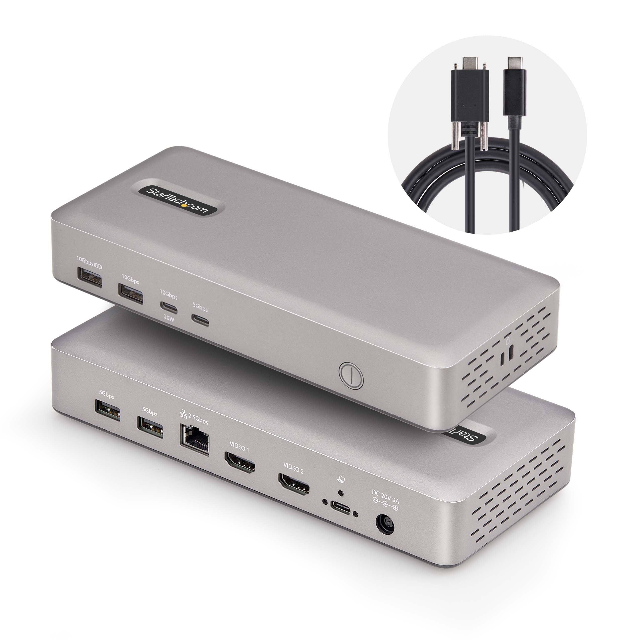 Estación De Acoplamiento Startech.com Usb-c 10 En 1 Usb4 100w - Venta Internacional.