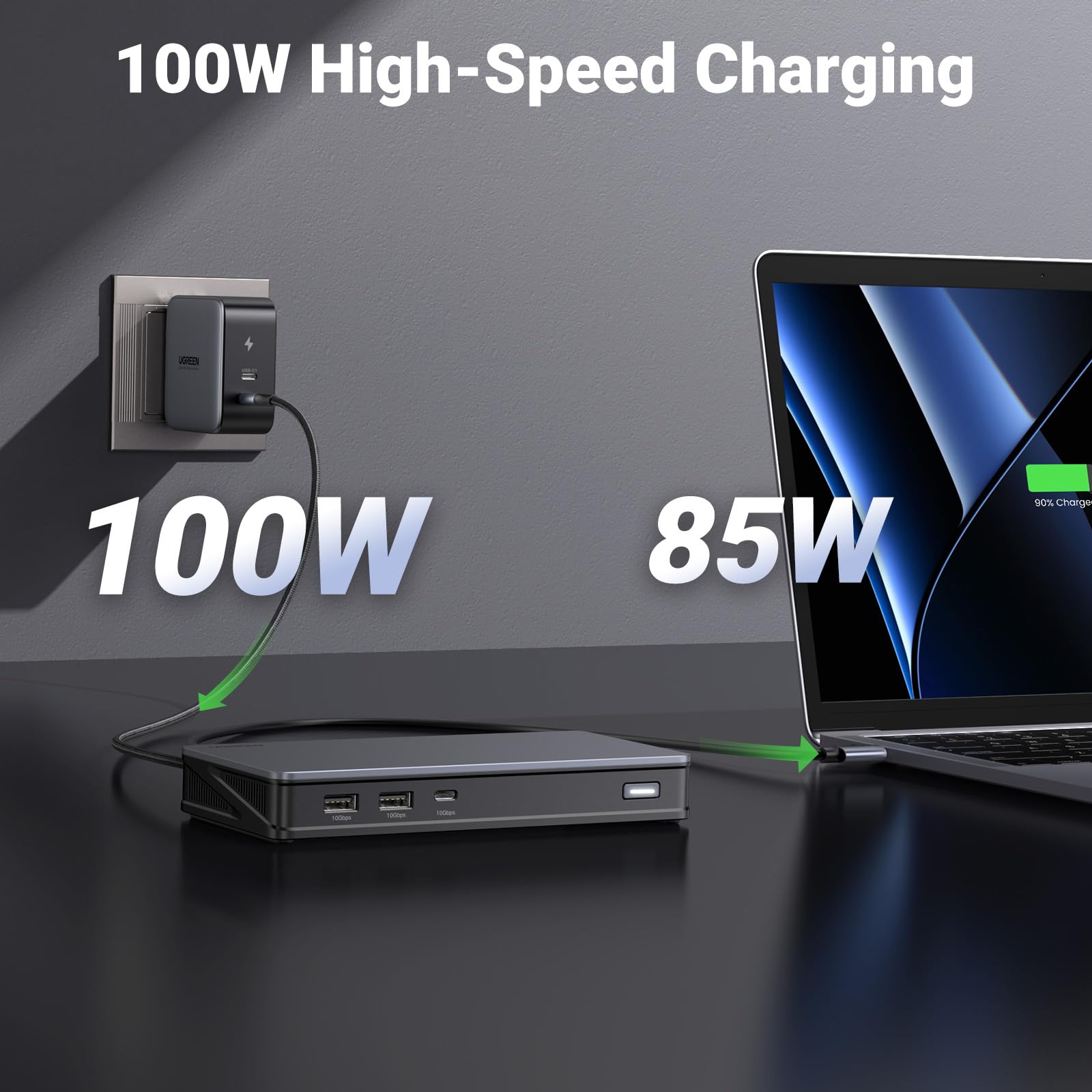 Foto 7 pulgar | Estación de Acoplamiento Ugreen Revodok Pro 209 Usb C 9 en 1 100 W Pd - Venta Internacional