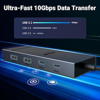 Foto 5 | Estación De Acoplamiento Usb C Ugreen Revodok Pro 7 En 1 Dual 4k Hdmi - Venta Internacional.