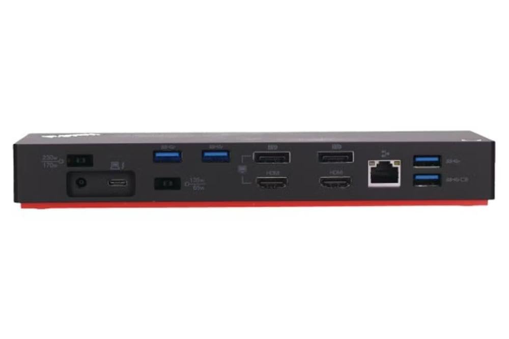 Foto 4 pulgar | Dock Lenovo Usa Thinkpad Thunderbolt 3 Gen 2 135w Negro - Venta Internacional.