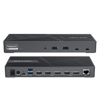 Foto 1 | Estación De Acoplamiento Wavlink Displaylink Para Triple Monitor 4k 60 Hz - Venta Internacional.