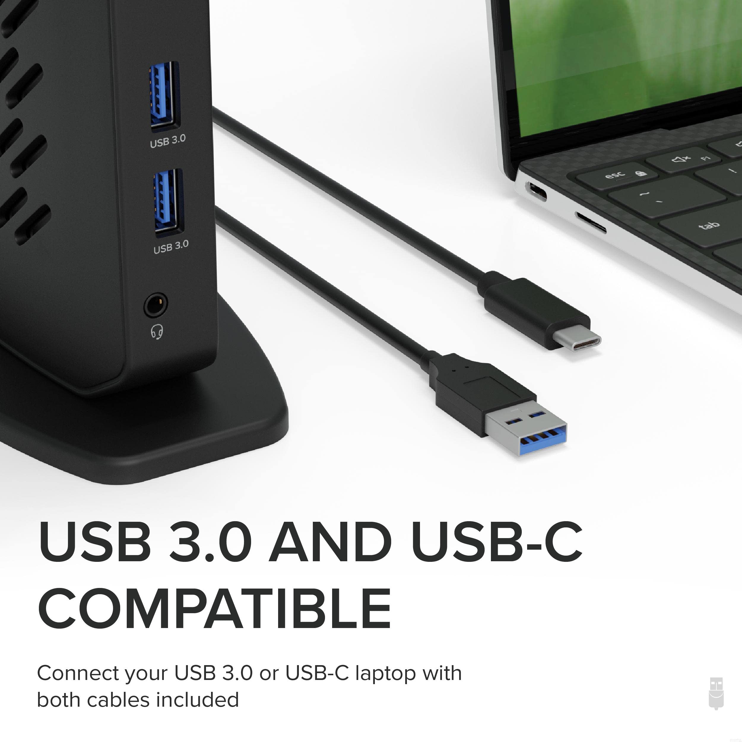 Foto 5 pulgar | Estación De Acoplamiento Usb 3.0/usb-c Con Doble Pantalla 4k Para Win/mac - Venta Internacional.