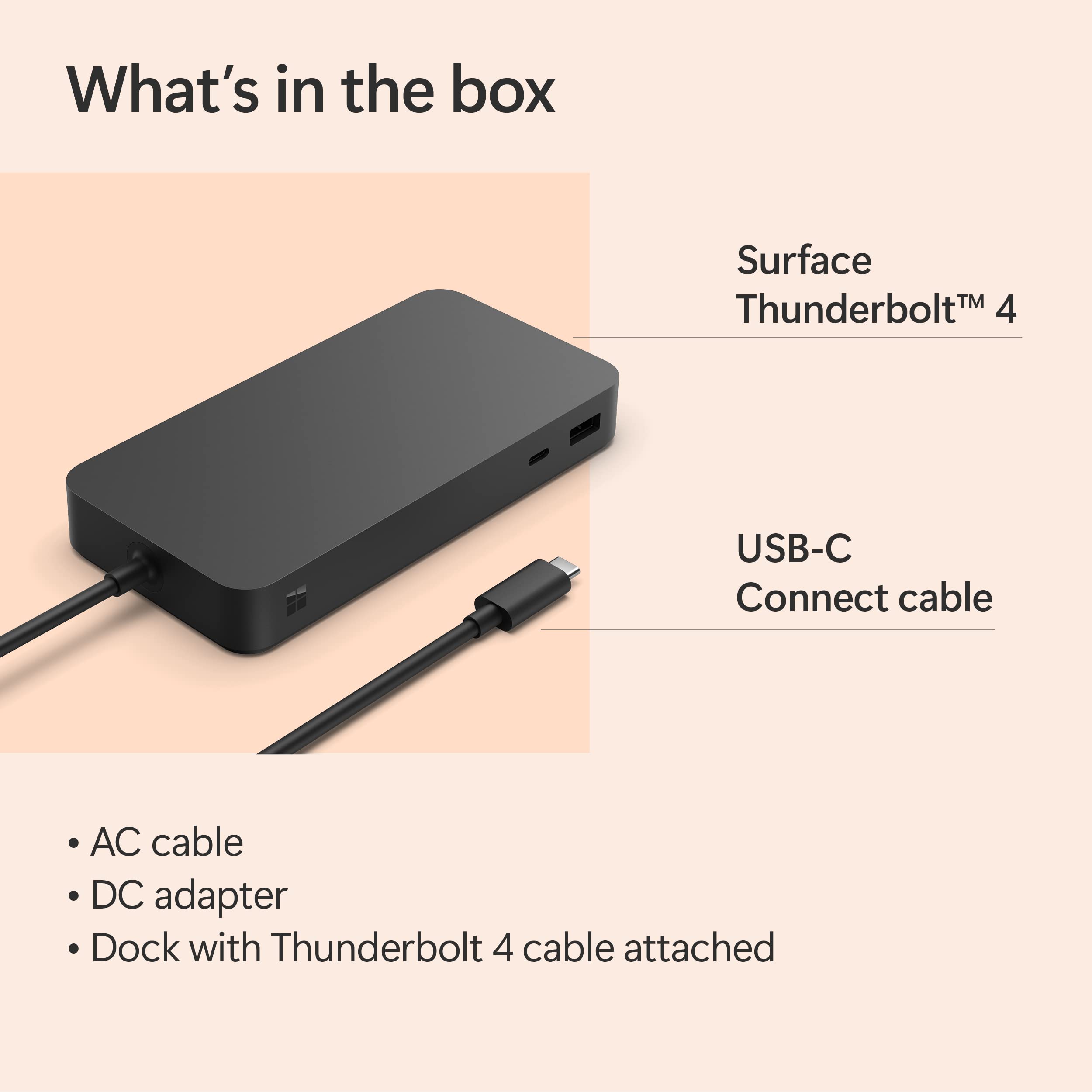 Foto 5 pulgar | Estación De Acoplamiento Microsoft Surface Thunderbolt 4 Dock - Venta Internacional.