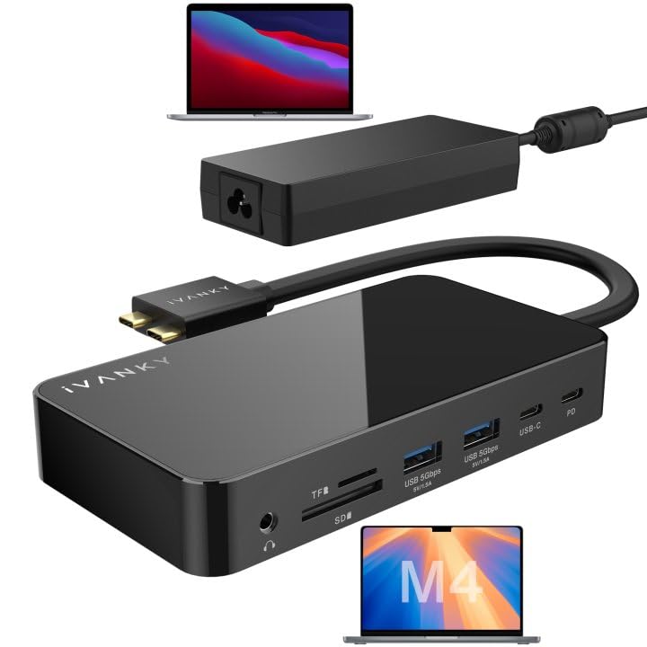 Estación De Acoplamiento Ivanky Fusiondock 1 M4 Para Macbook Pro - Venta Internacional.