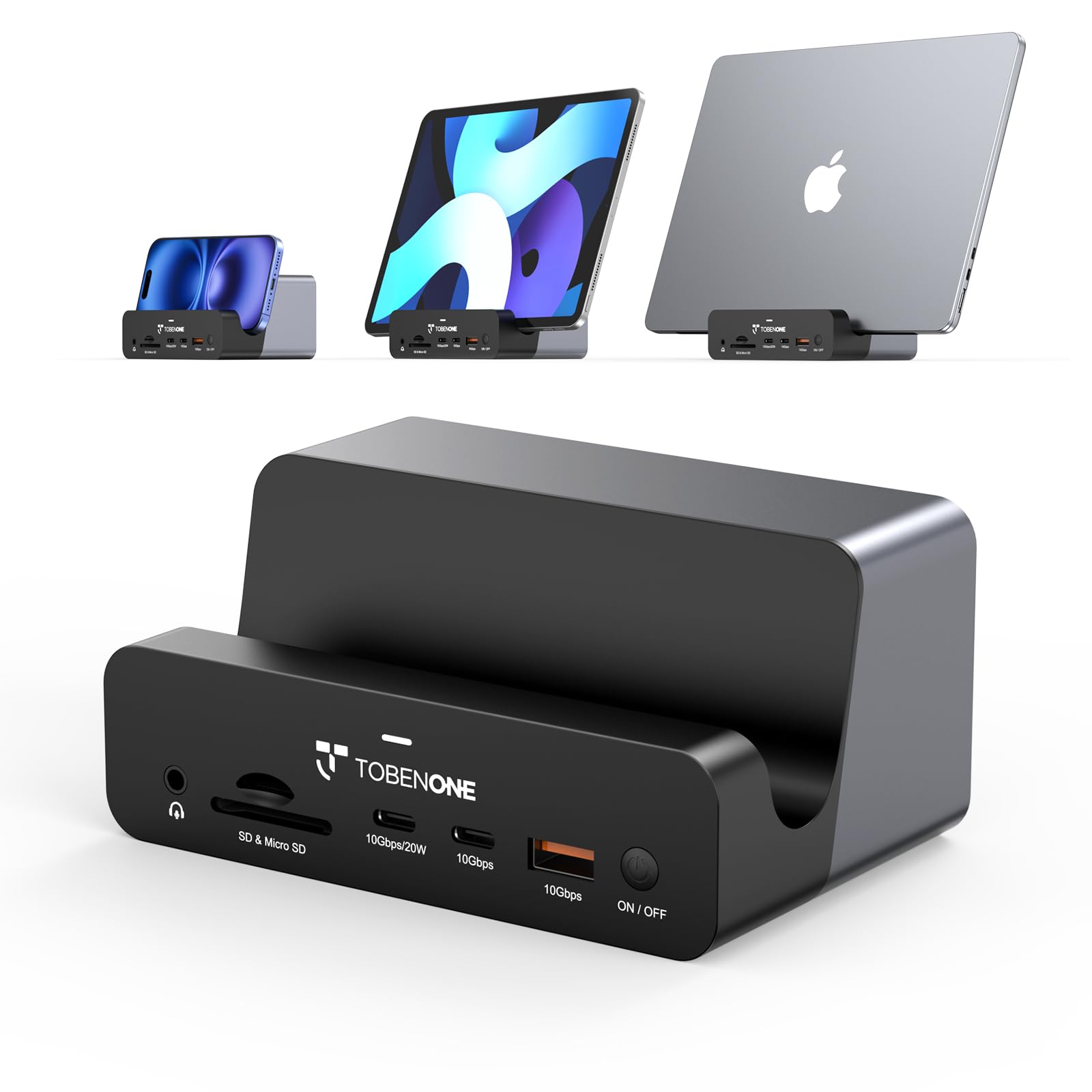 Estación De Acoplamiento Tobenone Tobenone 18 En 2 Para Macbook 4k @60hz - Venta Internacional.