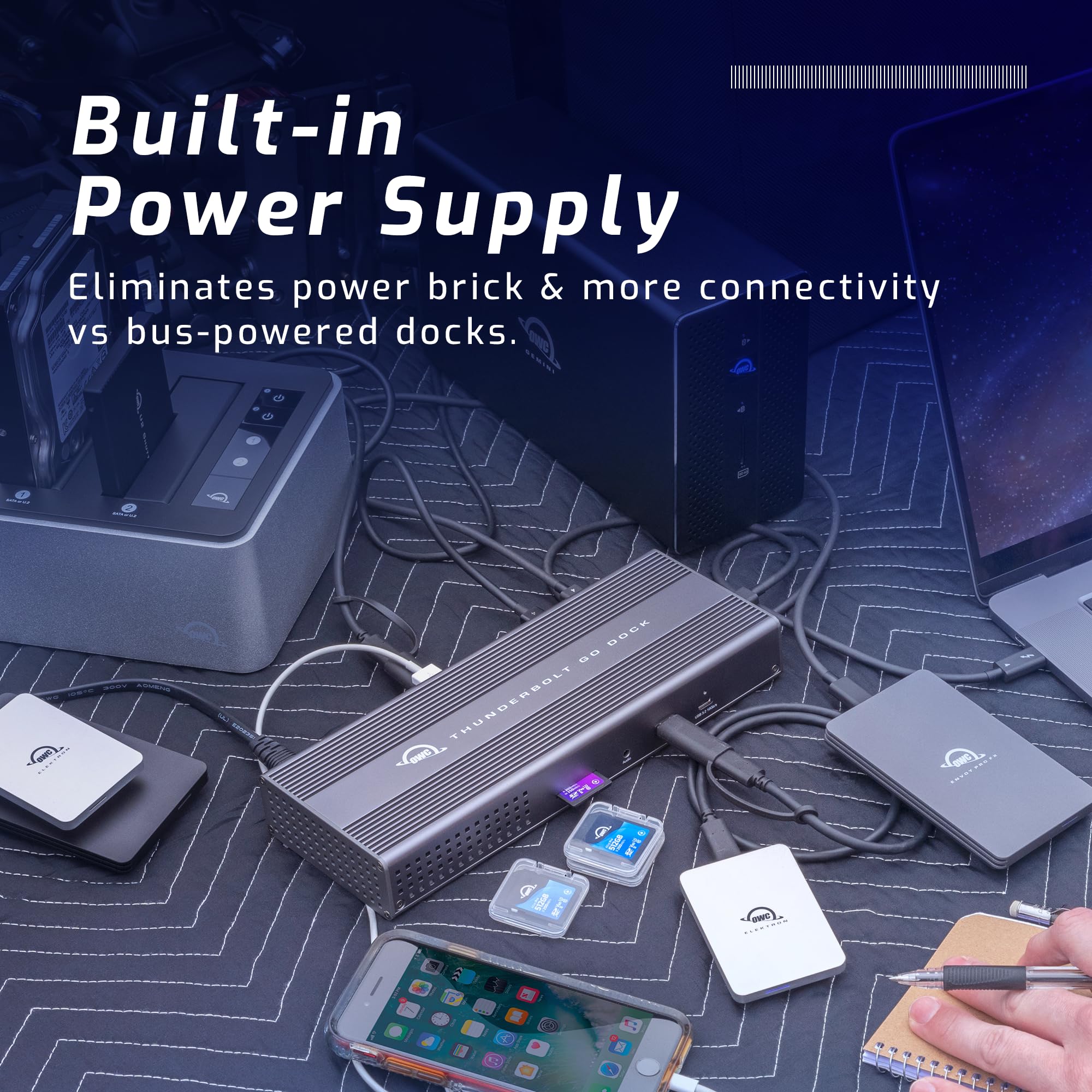 Foto 7 pulgar | Estación De Acoplamiento Owc Thunderbolt Go Dock 11 Puertos 90 W - Venta Internacional.