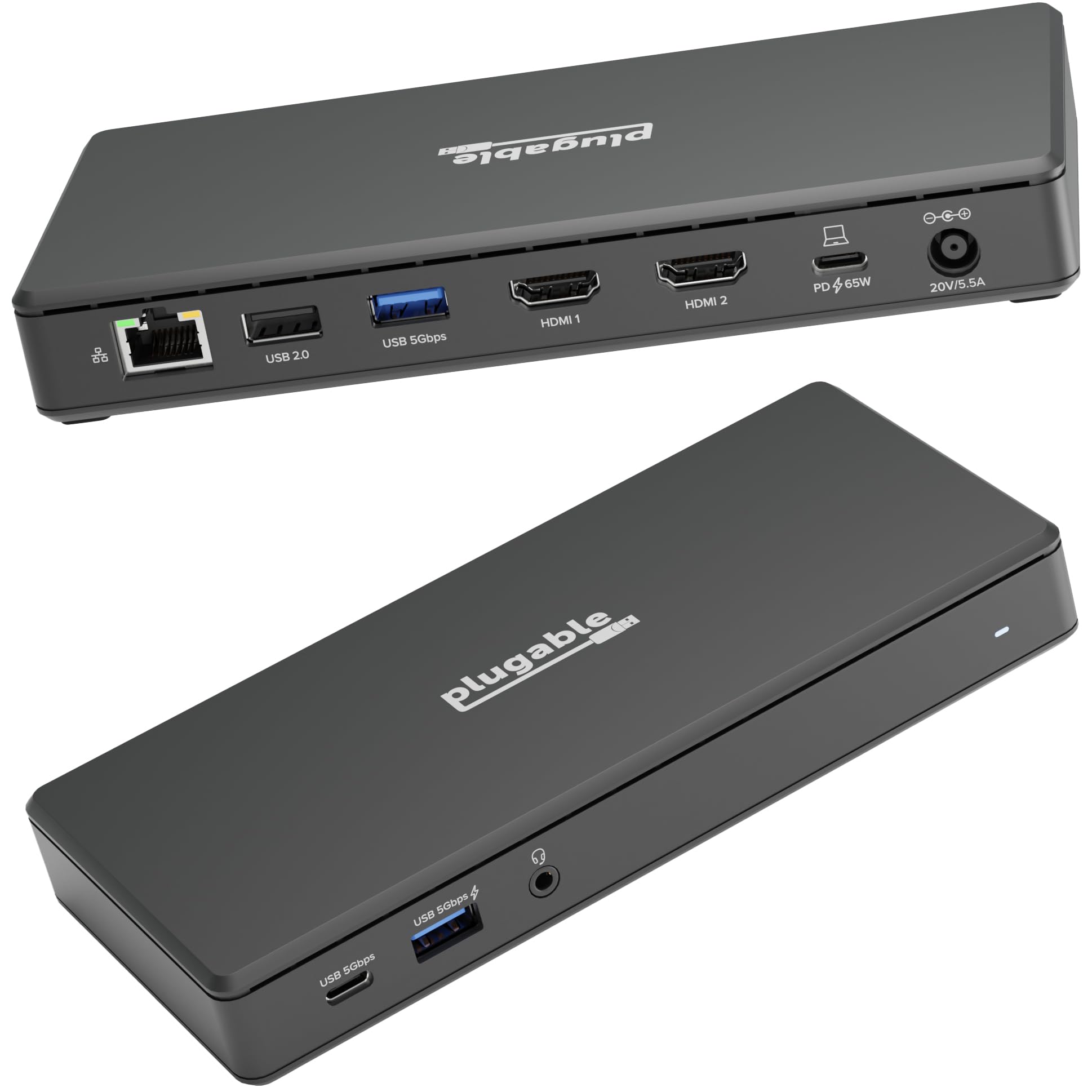 Foto 2 pulgar | Estación de Acoplamiento Usb C con Doble Monitor 2 Hdmi 4k 65 W - Venta Internacional